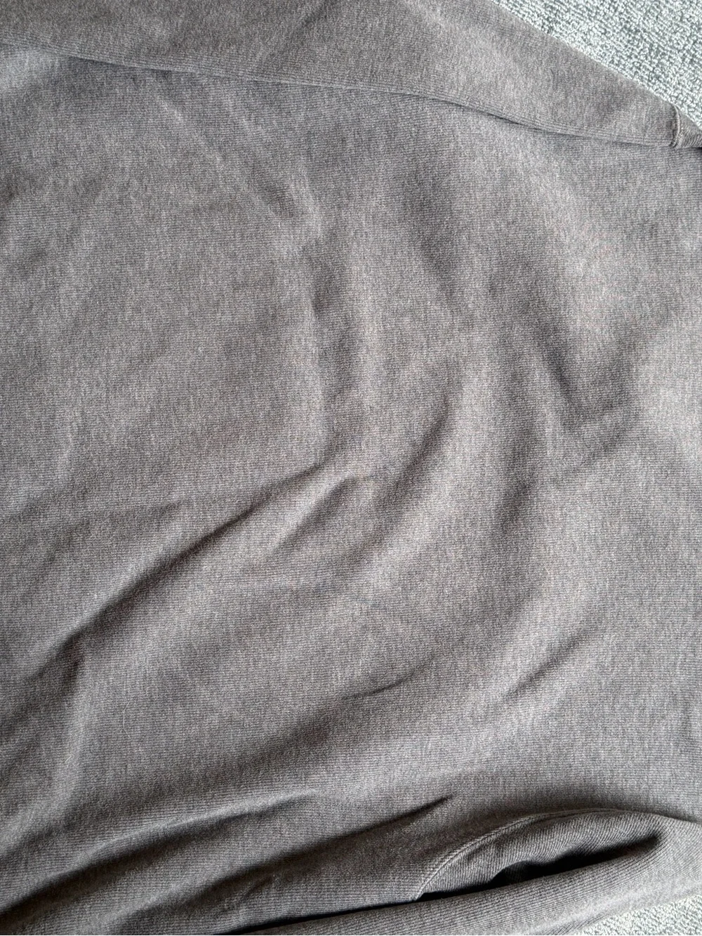 Mens Long  Sleeve V Neck Sweater Sweatshirt Cotton Polo Ralph Lauren Sz XXL Gray